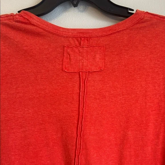 We The Free Bright Coral Short Sleeve Tee - Picture 5 of 6